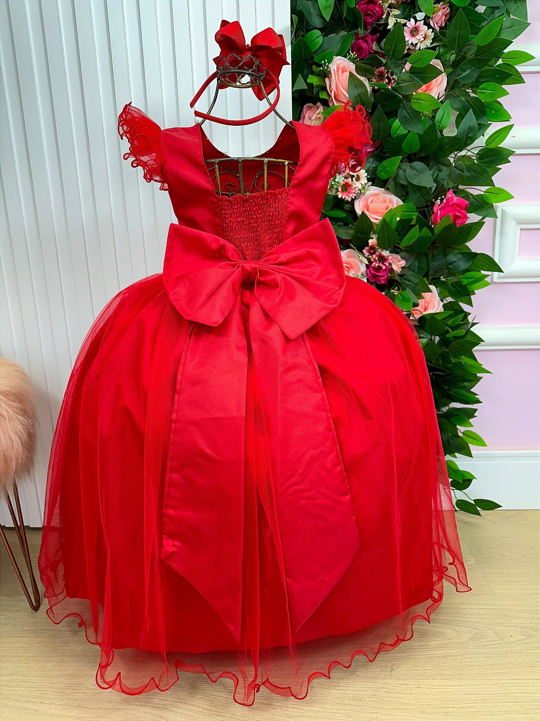 Vestido Marie Longo Amanda Vermelho