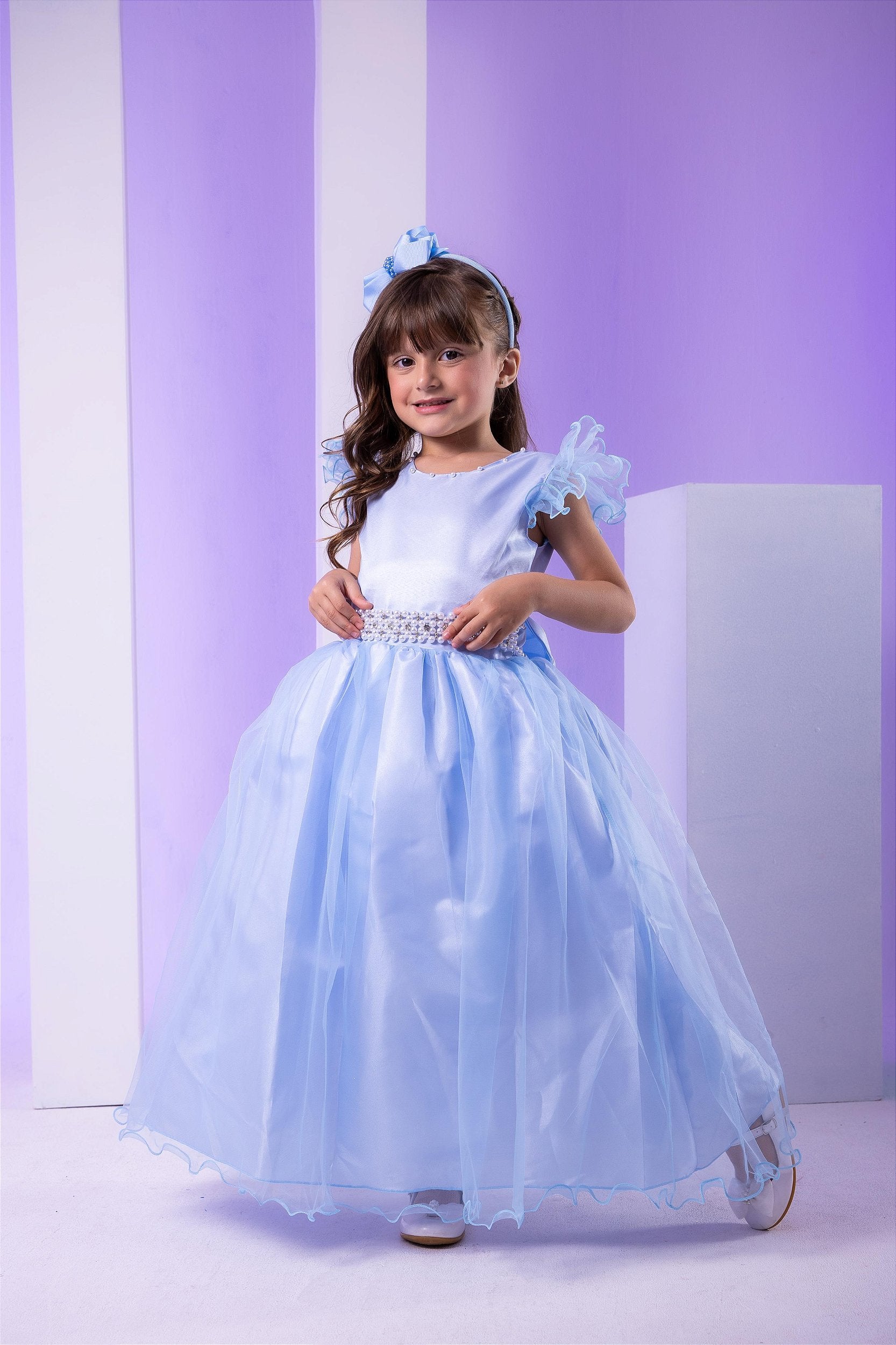 Vestido Marie Longo Amanda Azul