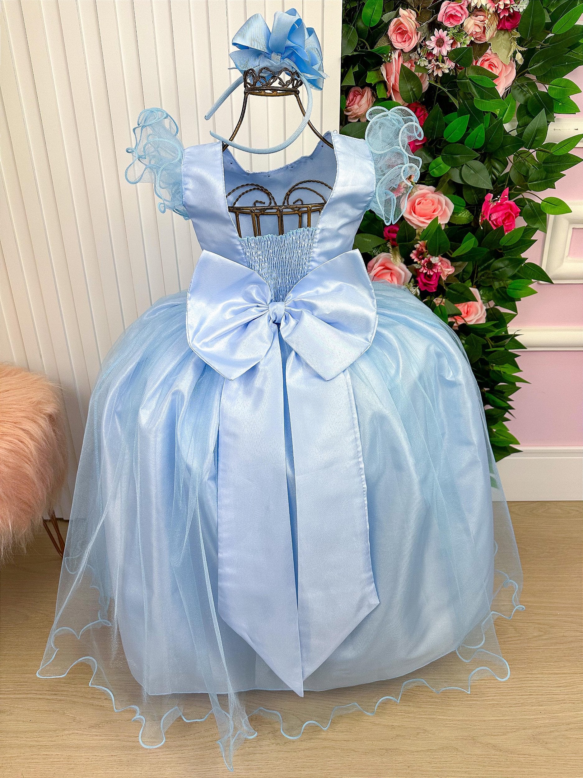 Vestido Marie Longo Amanda Azul