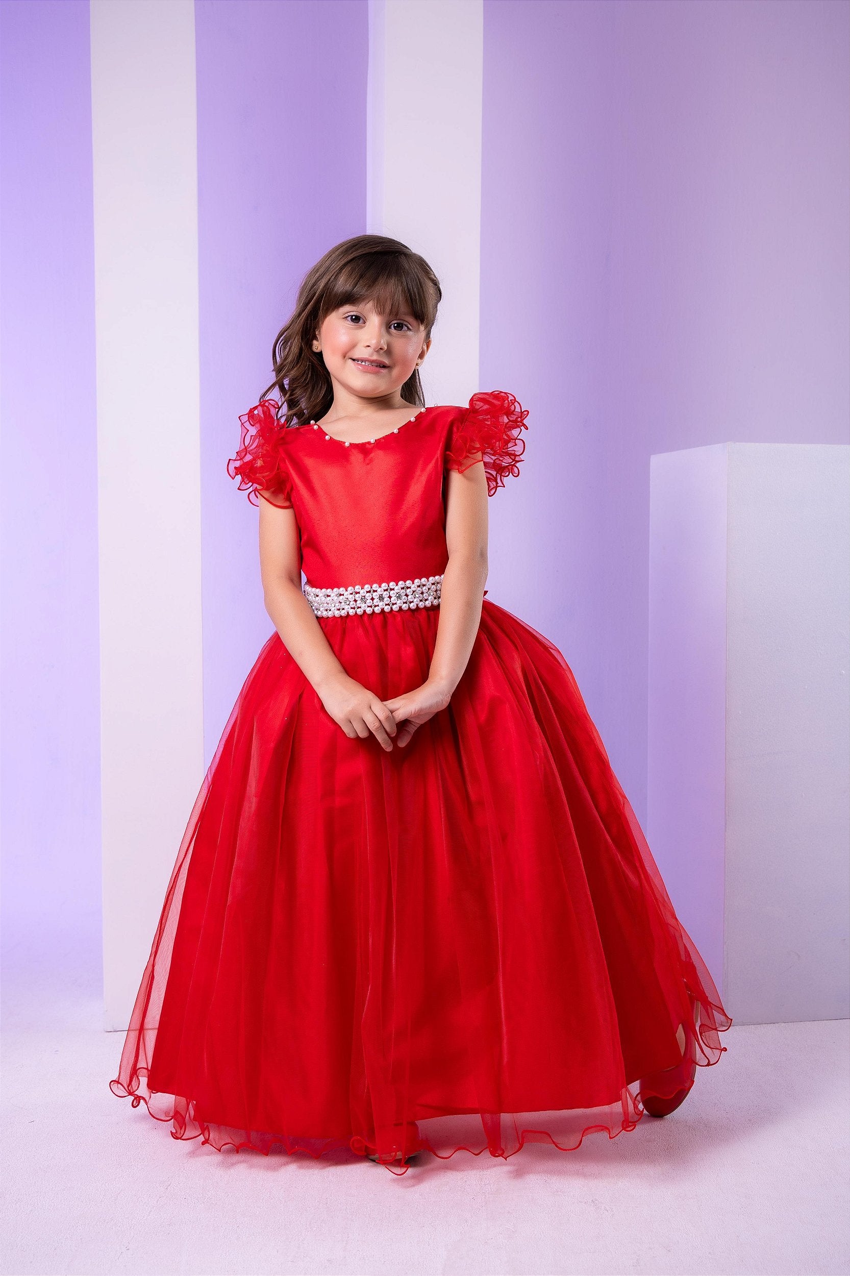 Vestido Marie Longo Amanda Vermelho