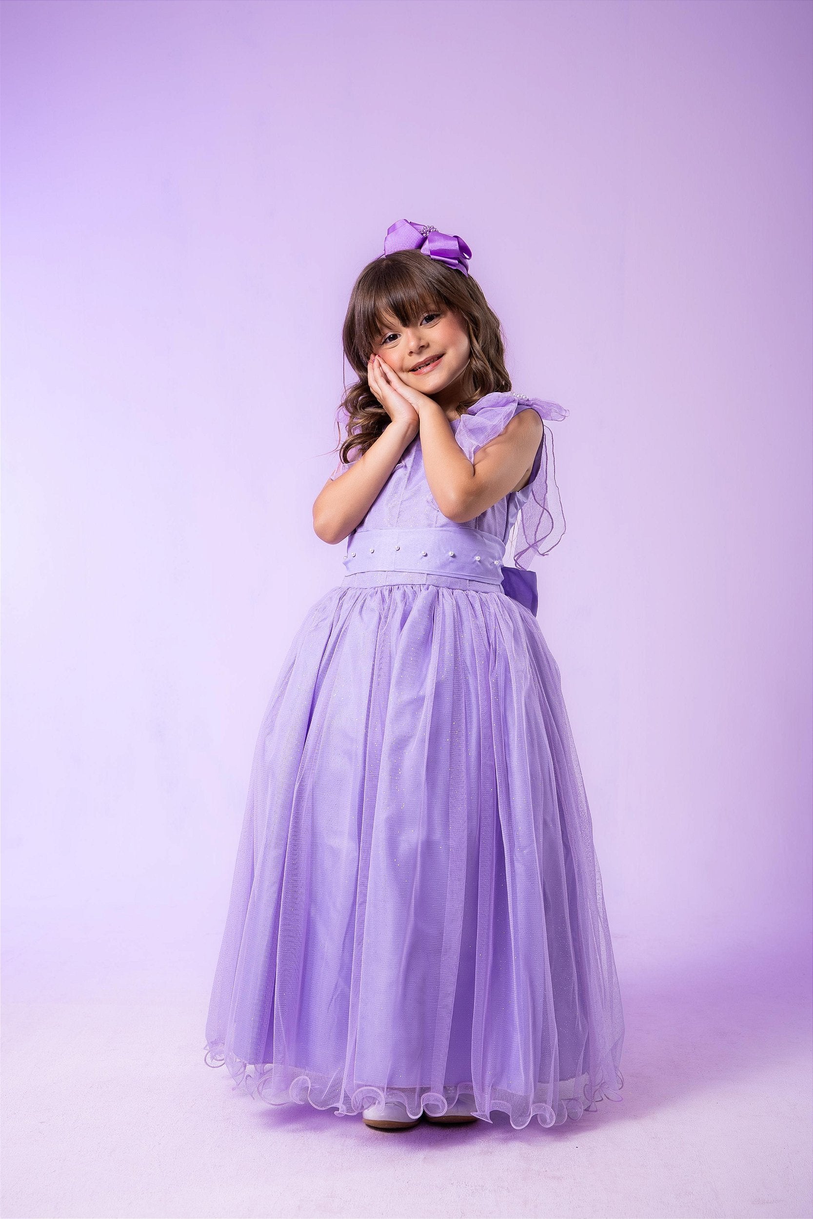Vestido Marie Longo Mel Lilás