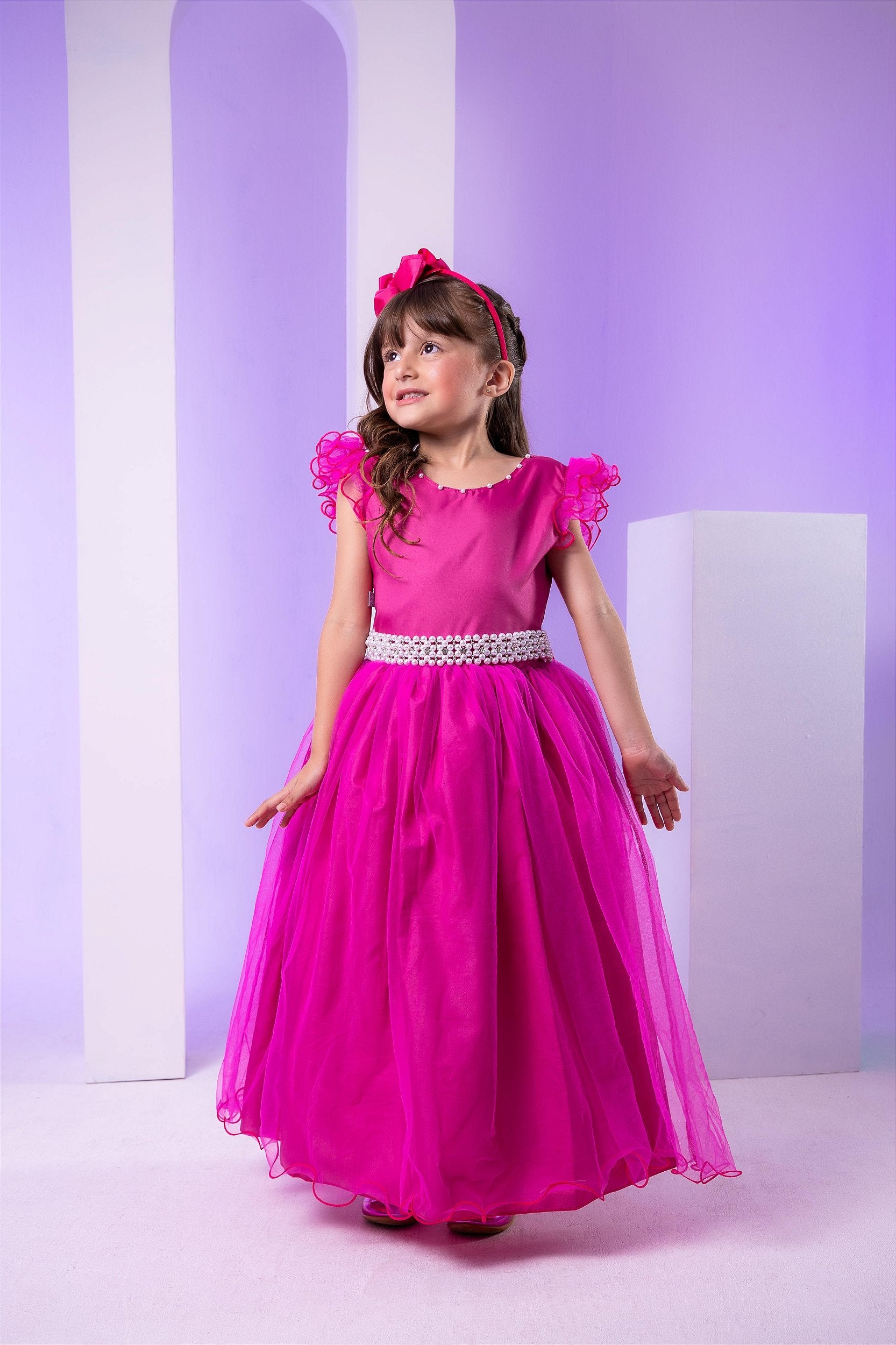 Vestido Marie Longo Amanda Rosa Pink