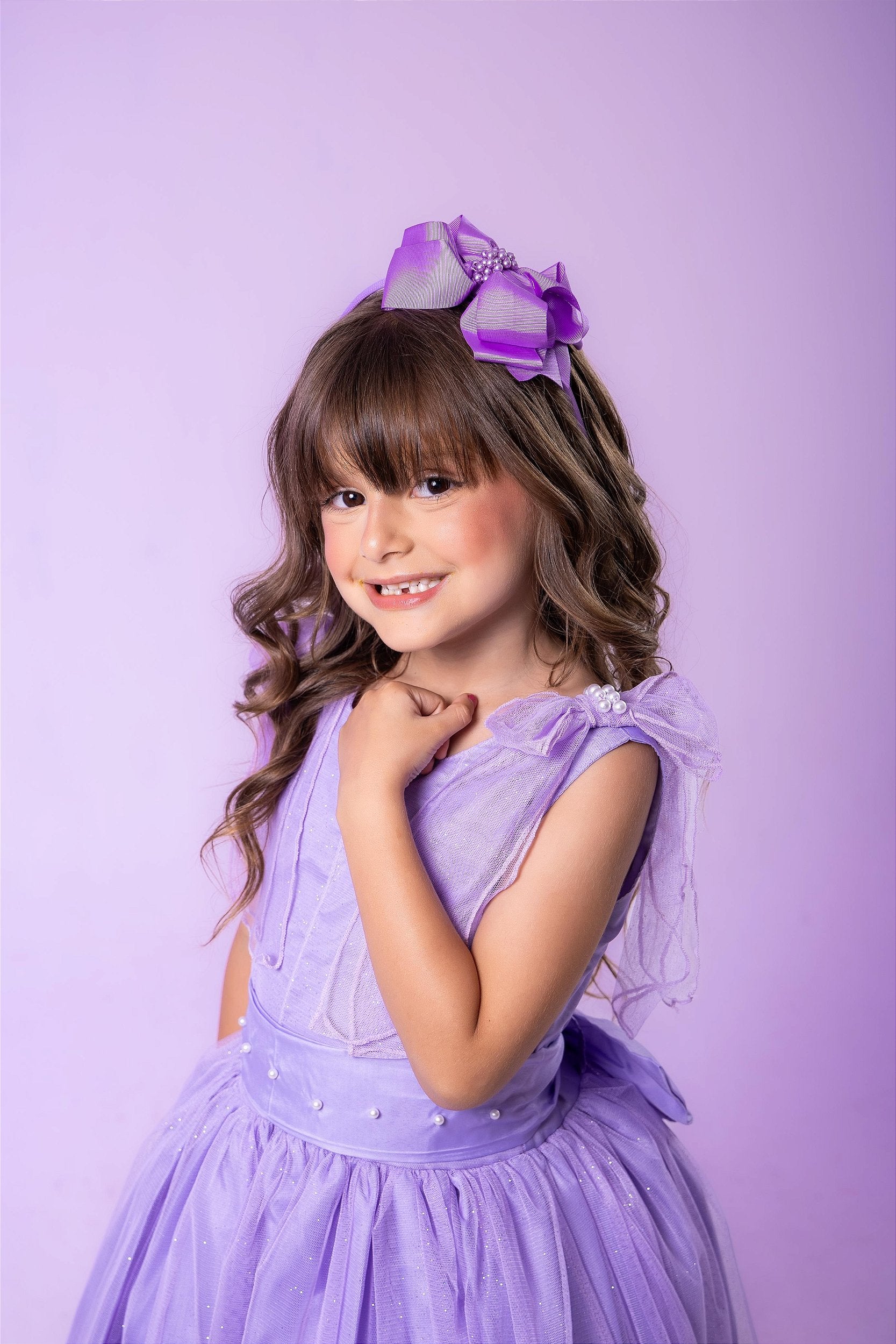Vestido Marie Longo Mel Lilás