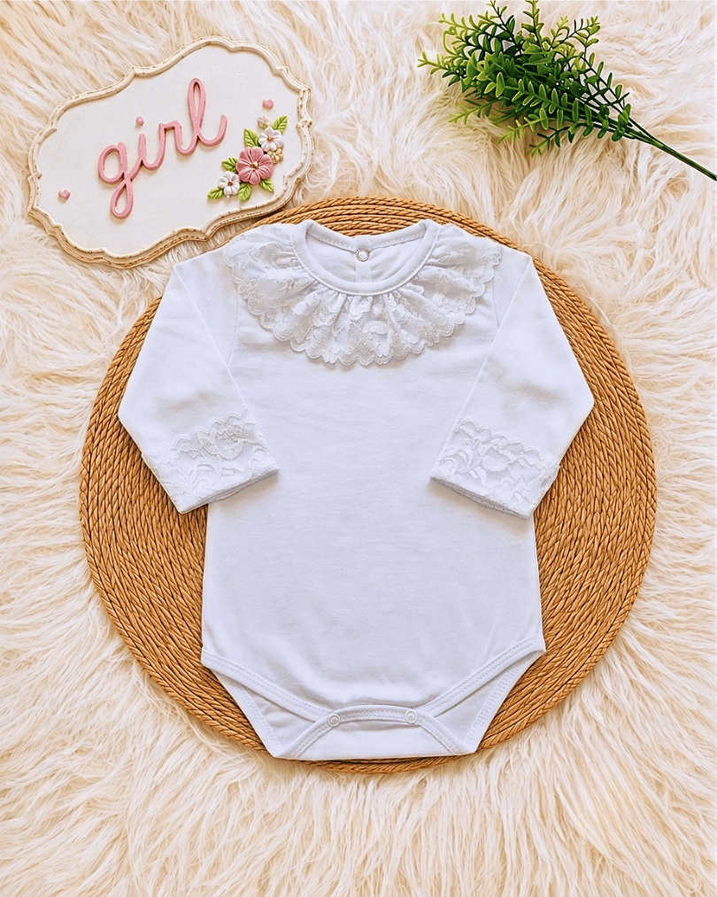 Saída maternidade de Tricot Antialérgico - Verde Água
