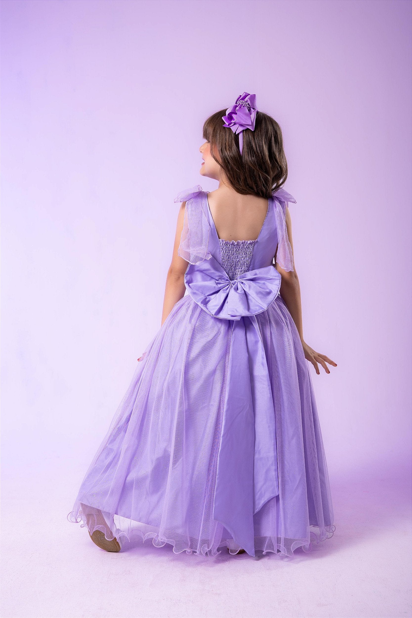 Vestido Marie Longo Mel Lilás