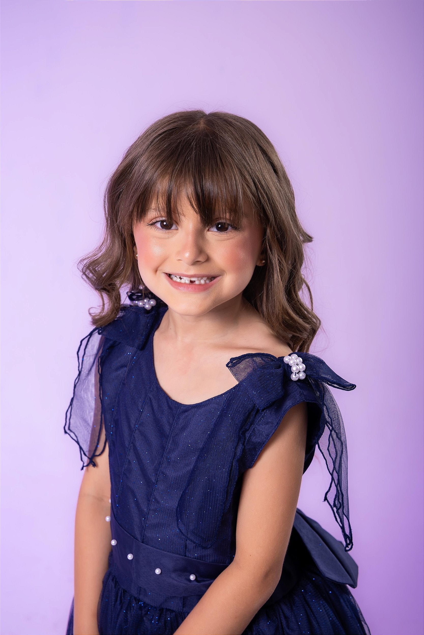 Vestido Marie Longo Mel Azul Petróleo