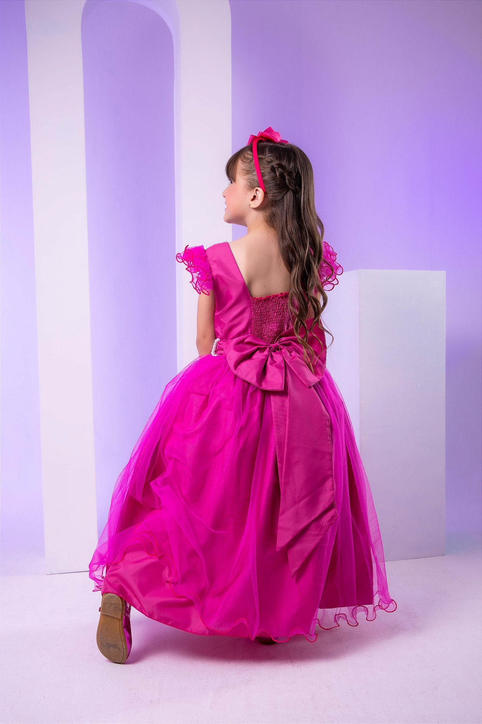 Vestido Marie Longo Amanda Rosa Pink